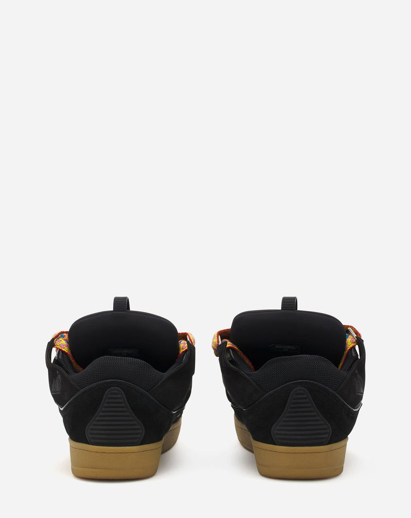 LANVIN CURB SNEAKERS Black/Orange