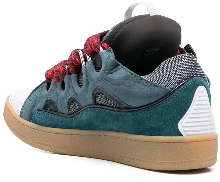 LANVIN CURB SNEAKERS Blue/Red