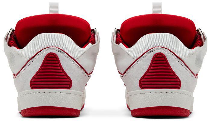 LANVIN CURB SNEAKERS White/Red
