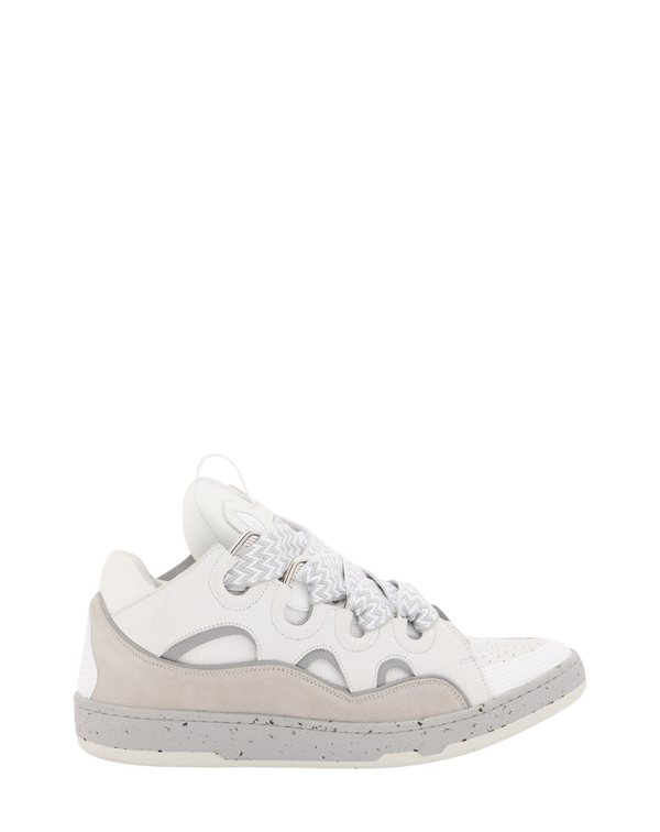 LANVIN CURB SNEAKERS Gray/White
