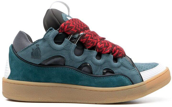 LANVIN CURB SNEAKERS Blue/Red