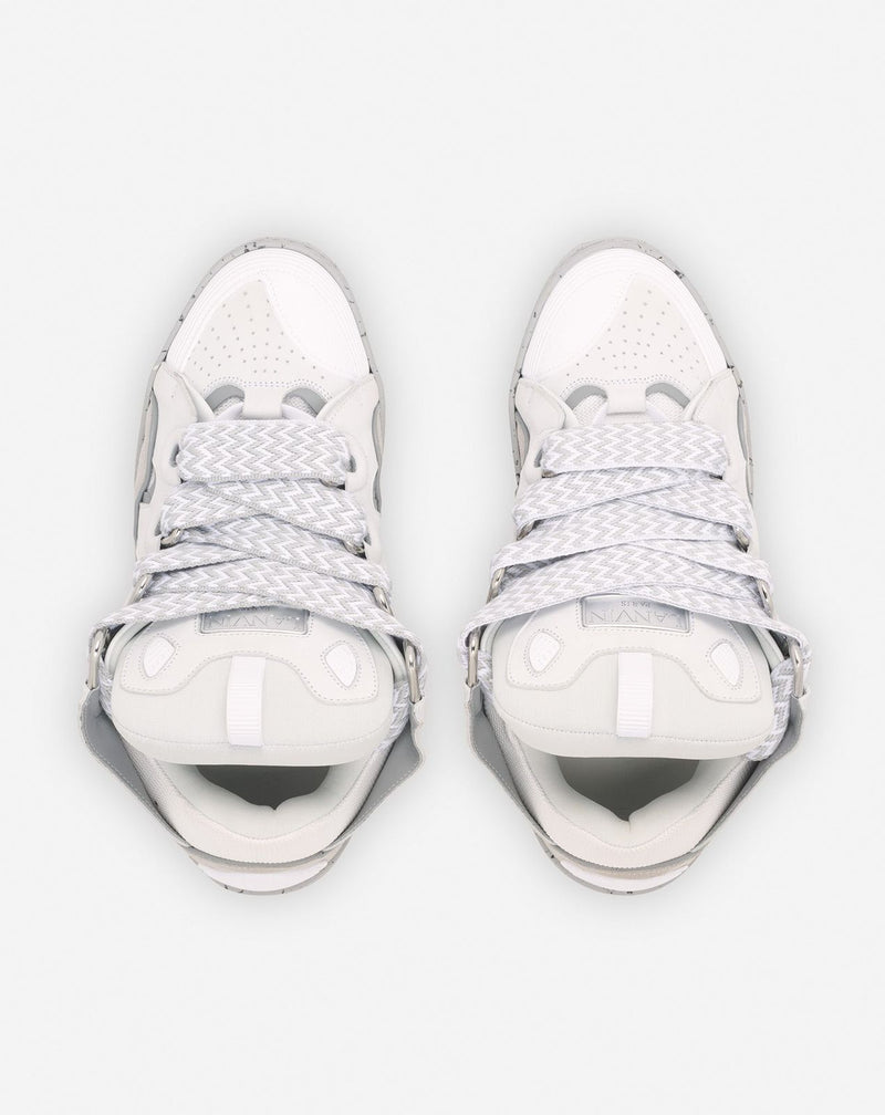 LANVIN CURB SNEAKERS Gray/White