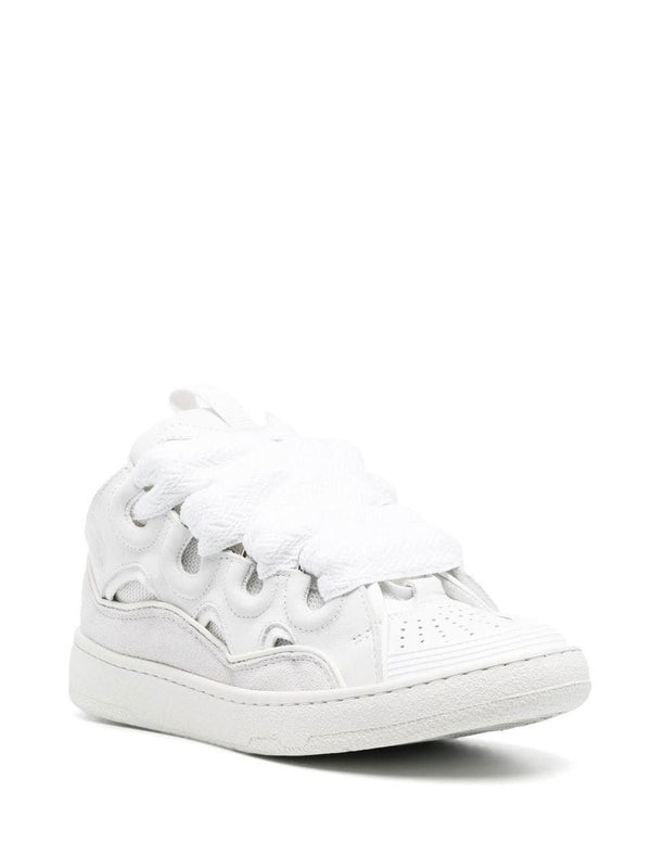 LANVIN CURB SNEAKERS White