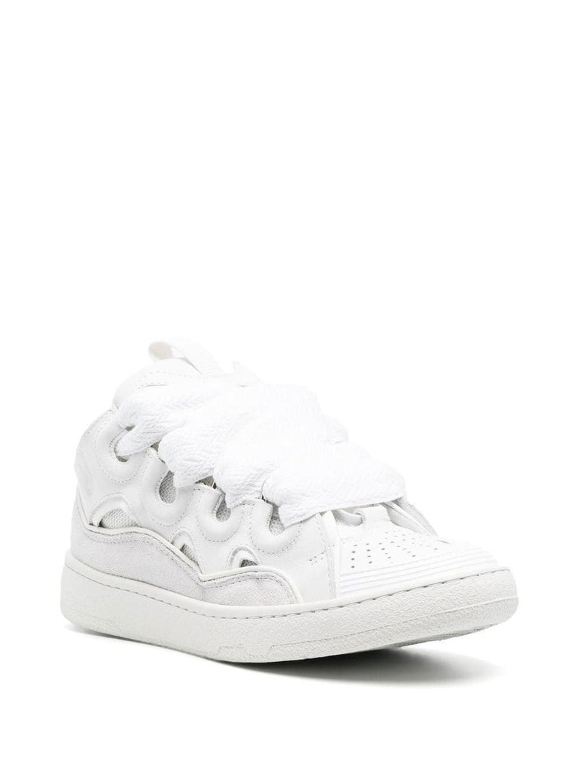LANVIN CURB SNEAKERS White