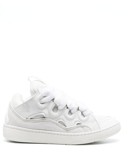 LANVIN CURB SNEAKERS White