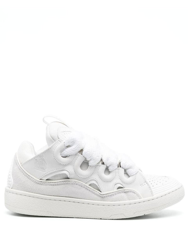 LANVIN CURB SNEAKERS White