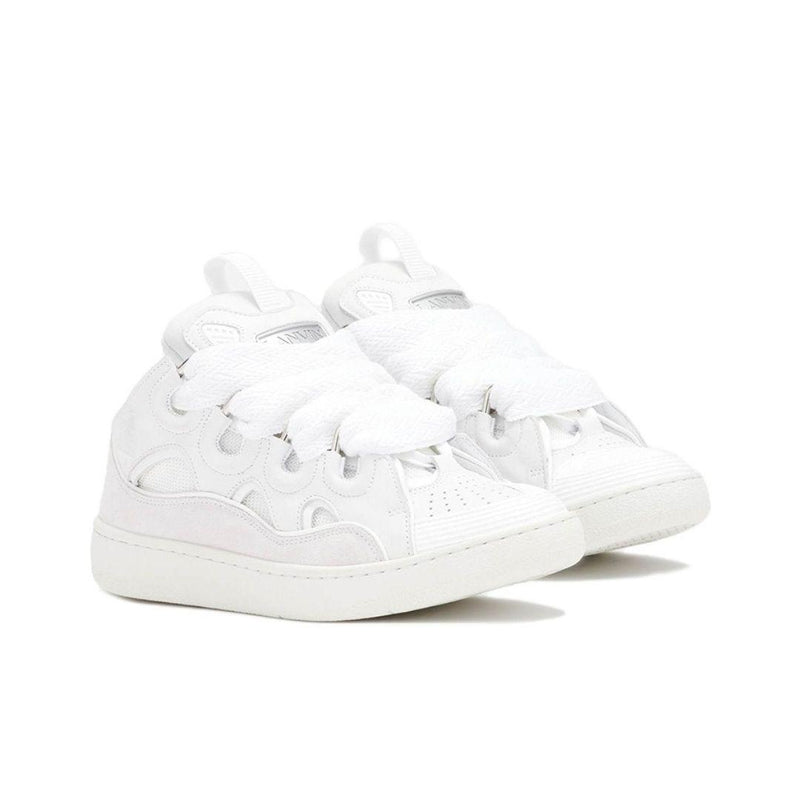 LANVIN CURB SNEAKERS White