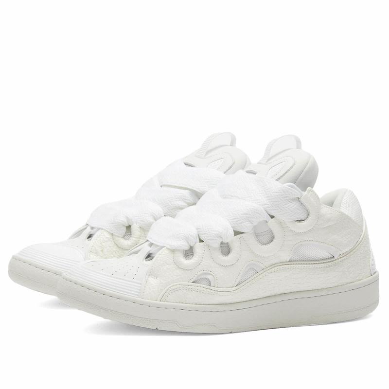 LANVIN CURB SNEAKERS White