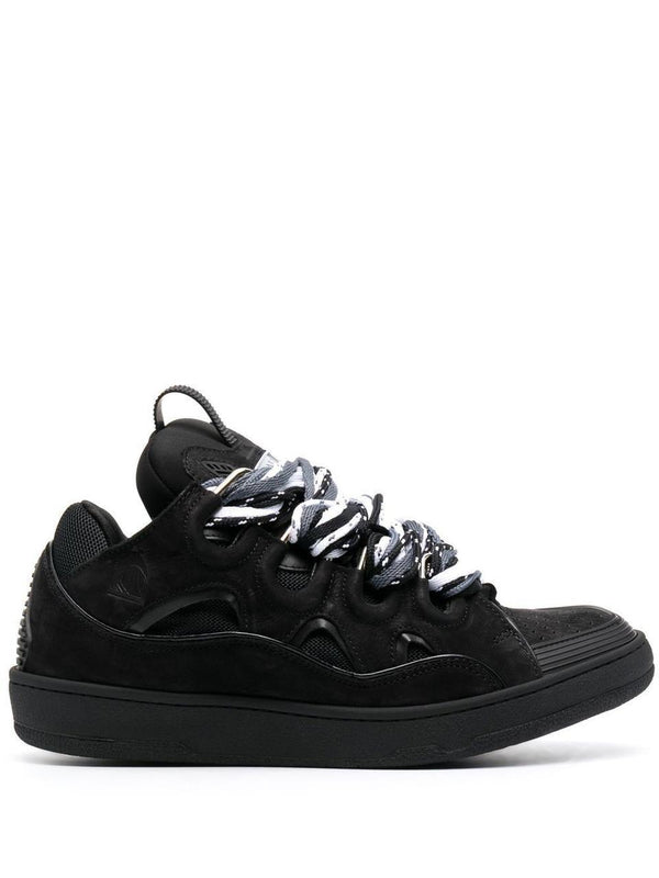 LANVIN CURB SNEAKERS Black\White