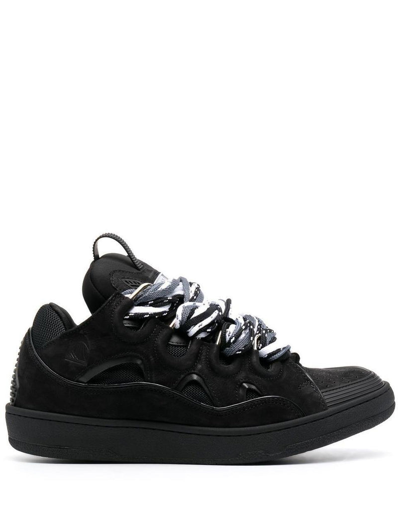 LANVIN CURB SNEAKERS Black\White